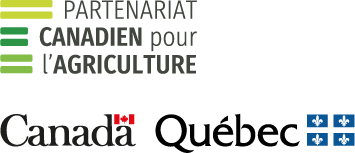 Logos du partenariat canadien pour l'agriculture, une initiative des gouvernements du Québec et du Canada